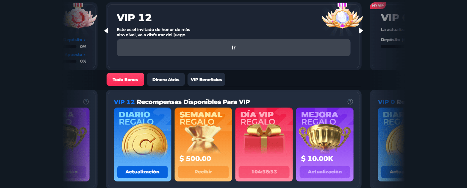 Juegos de MexLucky casino