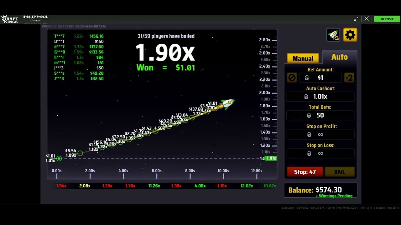 Rocket Gambling Game